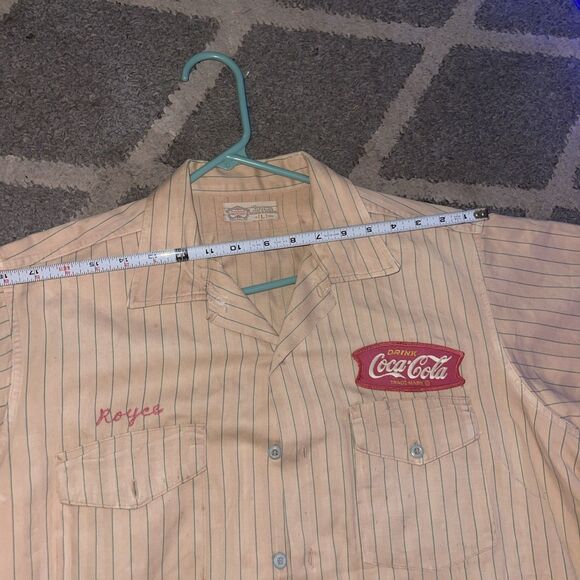1950s Riverside Masterbilt Coca Cola Size 16 L 16 1/2 Work Shirt Vtg - Royce - - Picture 13 of 14